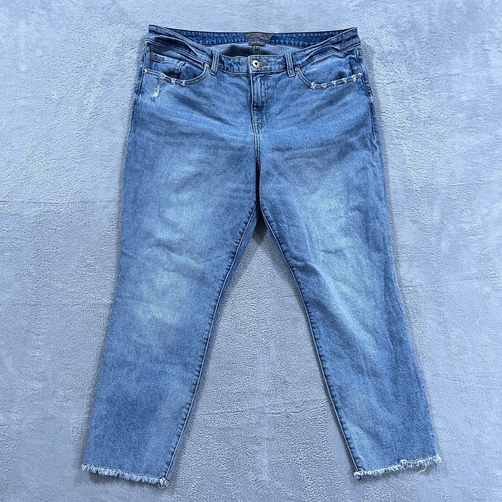 Torrid Jeans Womens 16R‎ High Rise Straight Vintage Stretch Blue Denim